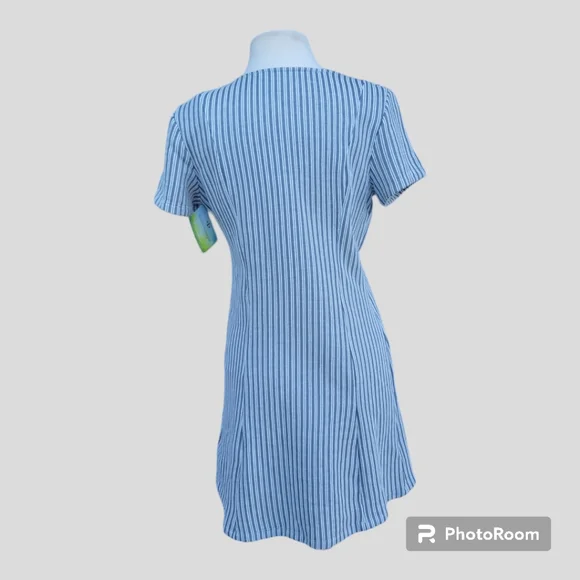 Nwt Wishlist Womens striped mini  Boutique Dress - Picture 2 of 5